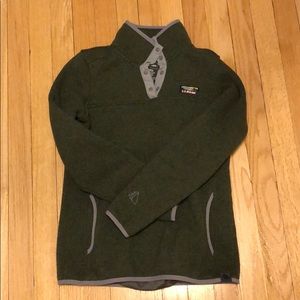 LL Bean Womens Sweater Fleece pullover